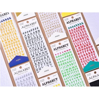 Alphabet Stickers สติ๊กเกอร์ตัวอักษร | ✂️พร้อมส่ง