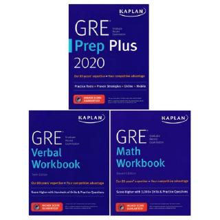 DKTODAY หนังสือ KAPLAN GRE COMPLETE 2020 (3 BOOKS)