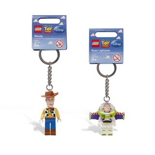 852848 + 852849 : ชุดพวงกุญแจ LEGO Disney Toy Story - Woody and Buzz Lightyear Key Chain Set  (ผลิตปี 2010)