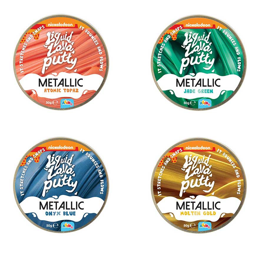 Silly Putty Metallic Liquid Lava Putty (918566) สินค้าคละสี Shopee