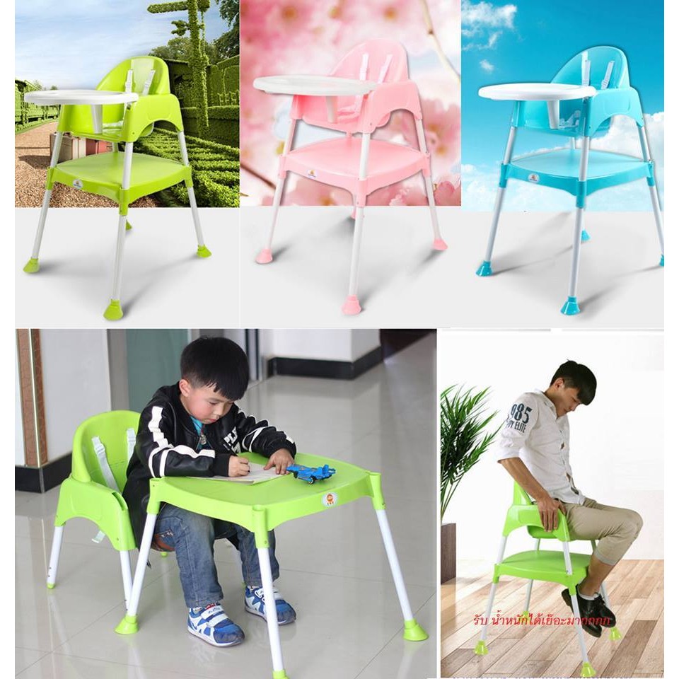 เก้าอี้-high-chair-สำหรับนั่งทานข้าวเด็ก-ปรับระดับได้