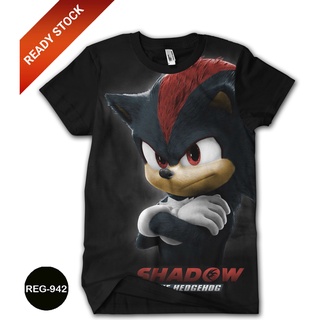 เสื้อยืด พิมพ์ลาย Sonic Shadow The Hedgehog สําหรับเด็ก REG-942