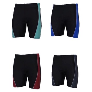 กางเกงว่ายน้ำผู้ชาย Men swimming trunks 1354# มีเชือกผูกรูดได้ มีซับใน