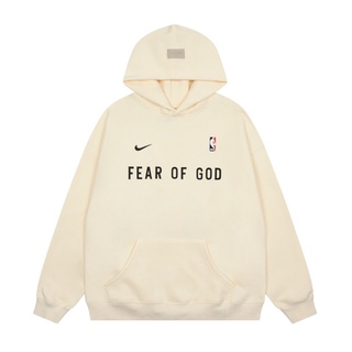 เสื้อกันหนาวแขนยาวลําลอง มีฮู้ด พิมพ์ลาย FOG Season 8 Tripartite ทรงหลวม แฟชั่นสําหรับผู้ชาย และผู้หญิง