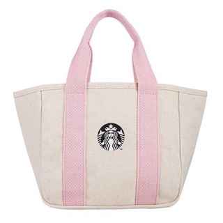 New⭐️ กระเป๋าผ้าแคนวาส Starbuck สีน่ารัก เกาหลีมากกก