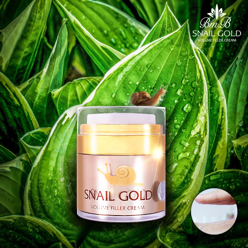 snail-gold-volume-filler-50g-ครีมหน้าขาวใสตึงกระชับสูตรเมือกหอยทากเกาหลีเข้มข้นผสมทองคำบริสุทธิ์