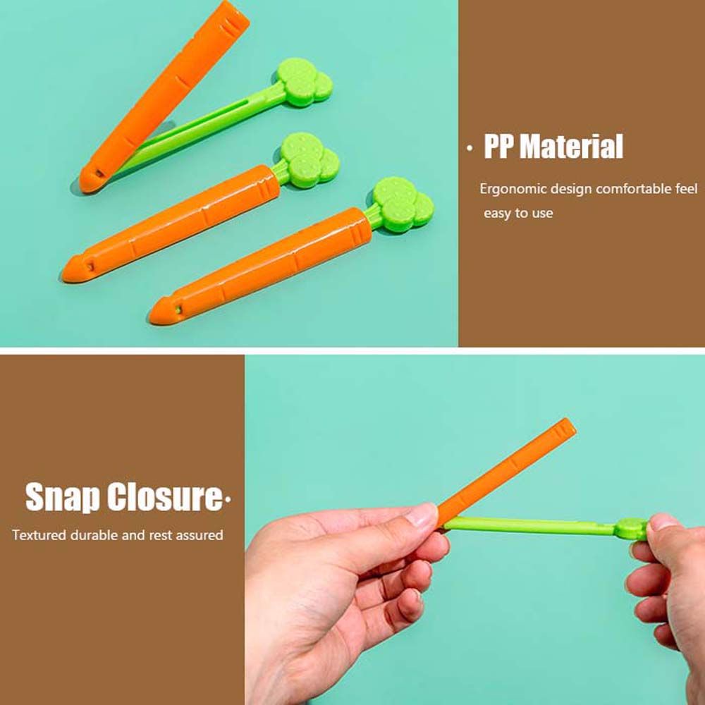 epoch-cartoon-bag-clips-carrot-sealer-food-saver-convenient-5pcs-clamp-durable-with-refrigerator-magnet-box-storage-bag-food-sealing-clip-multicolor