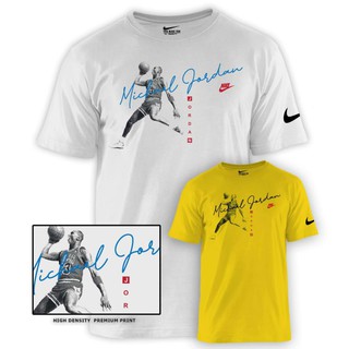 เสื้อยืด - NIKE Jordan เสื้อยืดลายเซ็นของผู้ชายแฟชั่นเสื้อแขนสั้น