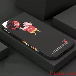 compatible for เคส shin-chan มีเคสสีดำเป็นเหลี่ยมของไอโฟน11 cases Apple 13 iPhone12 เคสไอโฟนxr เคสไอโฟน13 Pro max ixr case11 เคสApple12 เคสไอโฟน11 คสapple11 เคสไอโฟน7พลัส 8plus 6s plus เคสiPhone 11 case iPhone13promax เคสโทรศัพท์ซิลิโคนขอบเหลี่ยม