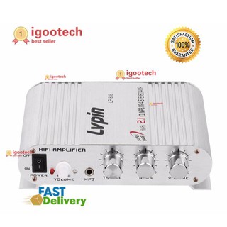igootech Lvpin LP - 838 Automobile Channel Amplifier Stereo Subwoofer Audio Accessory