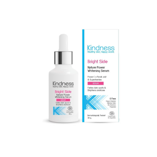 โปรโมชั่น : เซรั่มวิตามินซี Kindness Bright Side สูตรผิวแพ้ง่าย Nature Power Whitening Serum 30g