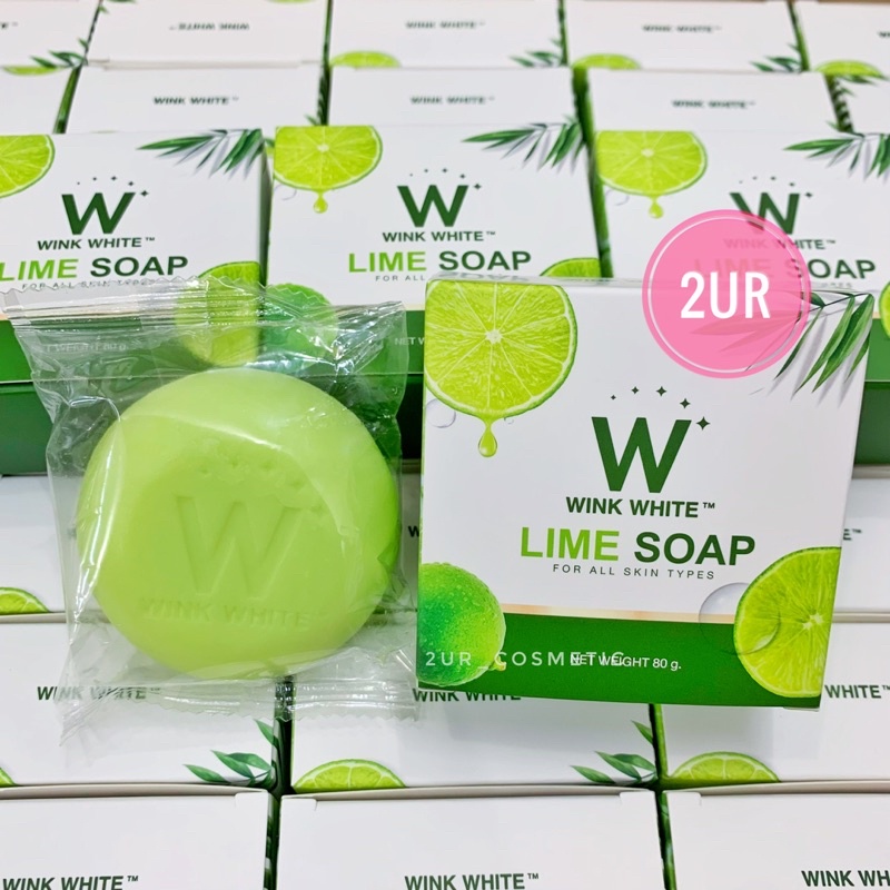 สบู่มะนาววิ้งไวท์-w-wink-white-lime-soap-80กรัม