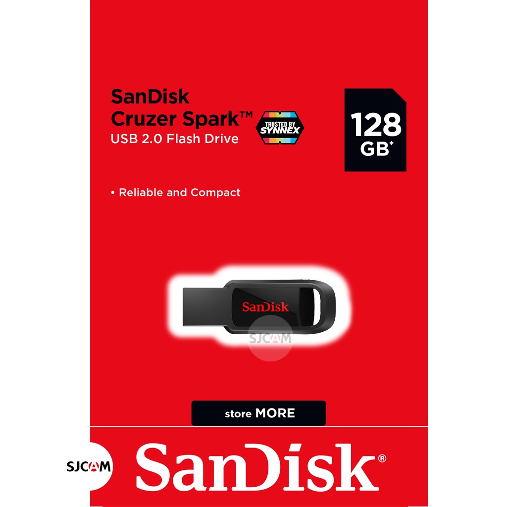 SanDisk Flash Drive CRUZER SPARK 128GB USB2.0 (SDCZ61_128G_G35) แฟลซ ...