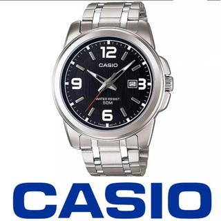 ภาพหน้าปกสินค้าCASIO STANDARD นาฬิกาผู้ชายสายสแตนเลสหน้าปัดสีดำรุ่น MTP-1314D-1AV-100% รับประกันของแท้ 1 ปี ที่เกี่ยวข้อง