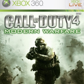 แผ่นเกมส์ Xbox 360 Call of Duty  4