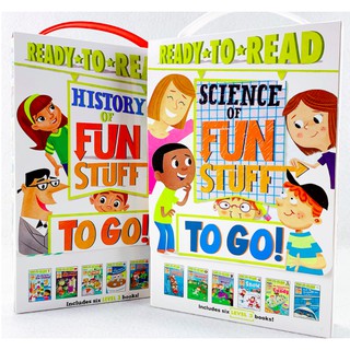 หนังสือหัดอ่าน 12 เล่ม ความรู้วิทยาศาสตร์ประวัติศาสตร์ Ready to Read Level 3: Science and History of Fun Stuffs 12 เล่ม