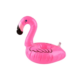 Flaot Me Summer ที่วางแก้วเป่าลม นกฟลามิงโก้ สีชมพู Inflatable Flamingo Pink Cup Holder
