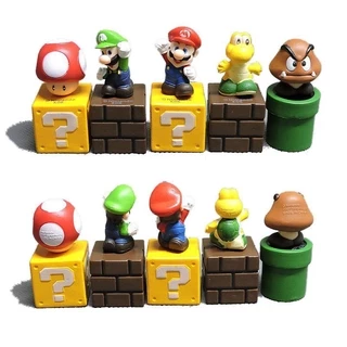 送料無 レア 当時物 未使用 美品 スーパーマリオ ソフビ 貯金箱