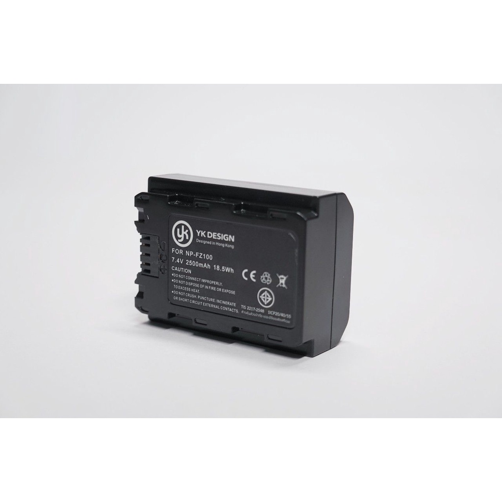 มีมอก-yk-design-np-fz100-battery-for-sony-camera-แบตเตอรี่-กล้อง-โซนี่-ประกันศูนย์-1ปี