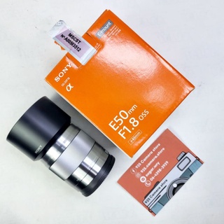 เลนส์ Sony E50mm f1.8 สีเงิน