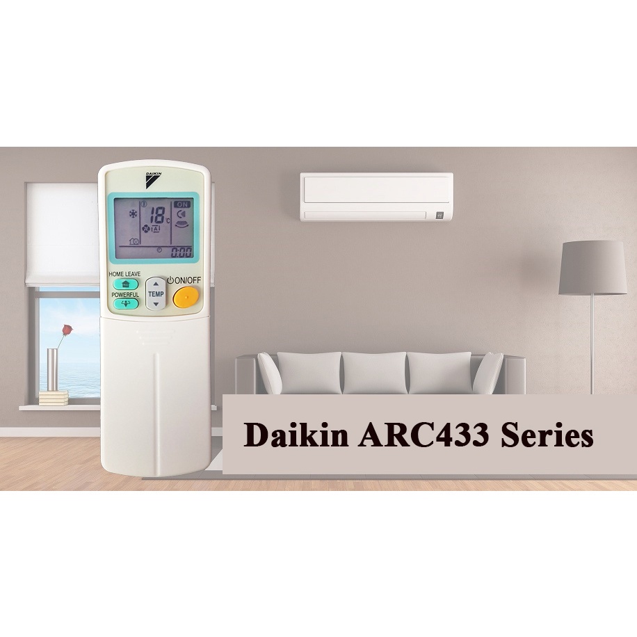 daikin-รีโมตควบคุมเครื่องปรับอากาศ-daikin-remote-arc433b71