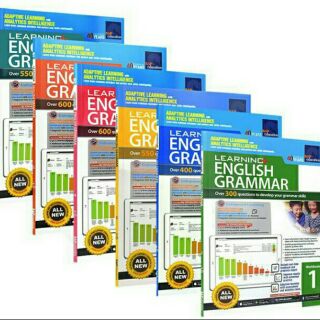 SAP Education🌟 Learning English Grammar Work books 1-6