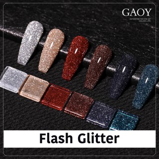 ภาพหน้าปกสินค้าGaoy รุ่น สีแฟลช (Flash Glitter Gel) สีสะท้อนแฟลช รหัส E422-431 ที่เกี่ยวข้อง