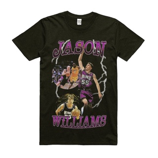 [S-5XL] GILDAN 【สไตล์ฮิปฮอป】เสื้อยืดผ้าฝ้าย 100% พิมพ์ลาย Jason Williams สไตล์วินเทจ