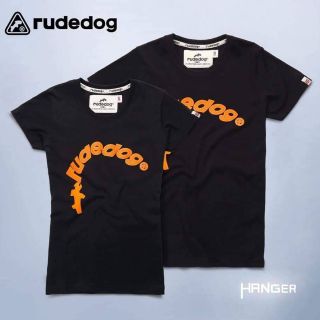 Rudedog เสื้อยืด  รุ่น HANGER สีดำ