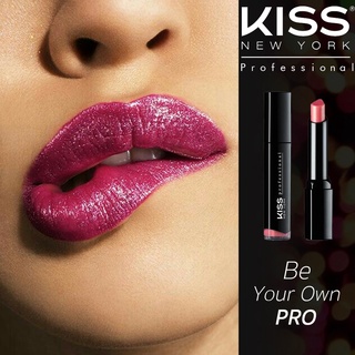 เส้นคมสวย..ลิปสติกเนื้อแมท KISS NEW YORK PROFESSIONAL EGOISM MATTE VELVET LIPSTICK