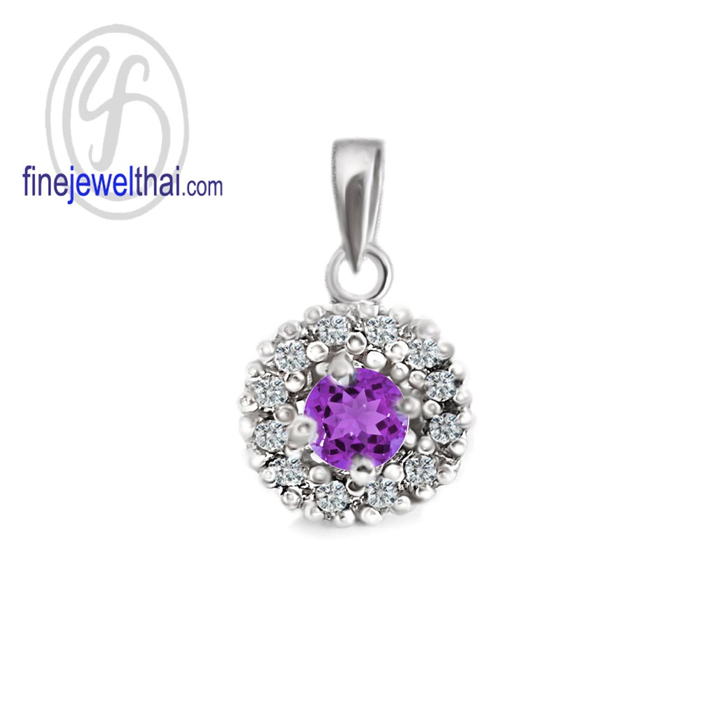 finejewelthai-จี้อะเมทิสต์-อะเมทิสต์-จี้พลอย-พลอยประจำเดือนเกิด-amethyst-pendant-birthstone-p1081amt00e