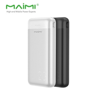 ภาพขนาดย่อของภาพหน้าปกสินค้าMaimi รุ่น Mi-20 Powerbank แบตสำรอง 20000mah POWER BANK เพาเวอร์แบงค์ พาวเวอร์แบงค์ มี มอก. มีรับประกัน1ปี จากร้าน xogadgets บน Shopee