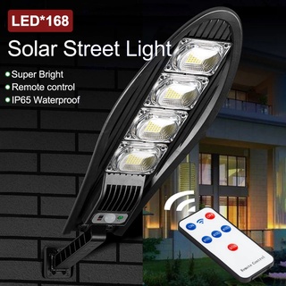 ไฟLED 168 Solar Lamp IP65 โคมไฟโซลาร์เซลล์ ไฟถนนโซล่าเซลล์ ไฟสปอตไลท์ ไฟโซล่าเซลล์