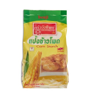 สินค้า แป้งข้าวโพด ตราครัววังทิพย์ 500 กรัม