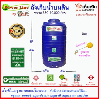 POWER LINE by SAFE-a / ถังเก็บน้ำ สีน้ำเงิน 1000-5000 ลิตร ส่งฟรีกรุงเทพปริมณฑล