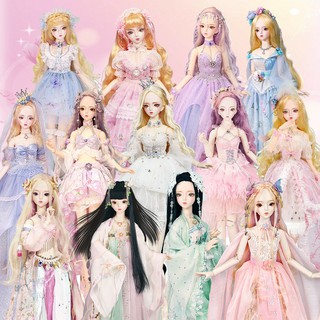 ภาพหน้าปกสินค้าตุ๊กตาของเล่น Dream Fairy doll 1/3 BJD 62 ซม. สีขาว ที่เกี่ยวข้อง