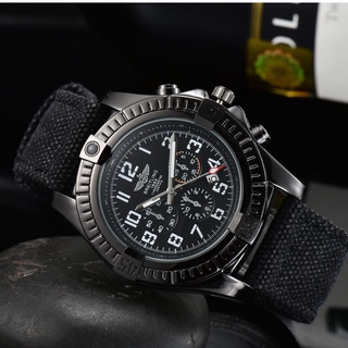 ภาพหน้าปกสินค้าBreitling สายนาฬิกาข้อมือผ้าแคนวาสไนล่อนสําหรับผู้ชาย BRG ที่เกี่ยวข้อง