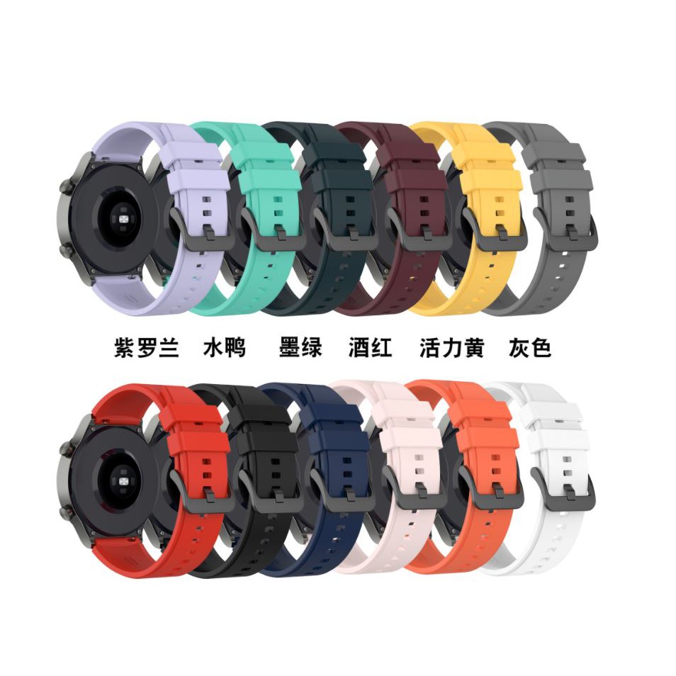 ภาพหน้าปกสินค้าสาย Huawei Watch GT2 pro,GT2E,GT42mm,GT46mm,GT2 46mm สายขนาด 22 มม. ตะขอสีดำ ใช้ได้หลายรุ่น มีสินค้าพร้อมส่ง จากร้าน siva_store บน Shopee
