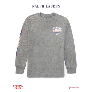 RALPH LAUREN COTTON JERSEY GRAPHIC T-SHIRT