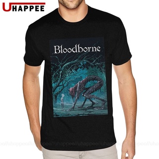 เสื้อยืดแขนสั้น พิมพ์ลาย Bloodborne Dark Souls แฟชั่นสําหรับผู้ชาย