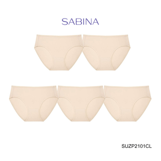 สินค้า Sabina กางเกงชั้นใน (Set 5 ชิ้น) (ทรง Bikini) รุ่น Panty Zone รหัส SUZP2101CL สีเนื้ออ่อน