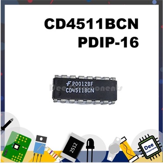 CD4511B Logic - IC PDIP-16 3 - 15 V -55°C TO 125°C CD4511BCN  onsemi / Fairchild 4-4-10