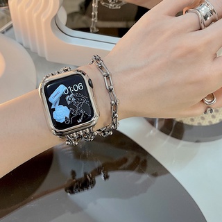 สายนาฬิกาข้อมือสเตนเลส โลหะ แบบเปลี่ยน สําหรับ Apple Watch Band 41 มม. 38 มม. 40 มม. iWatch Series Ultra 8 7 6 5 4 3 2 1 SE