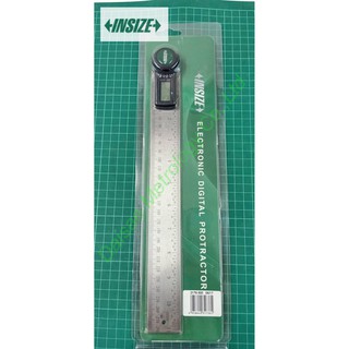 INSIZE ไม้โปรแทรกเตอร์ ดิจิตอล ขนาด 0-300mm. 12นิ้ว รุ่น 2176-300 (Electronic Digital Protractors)