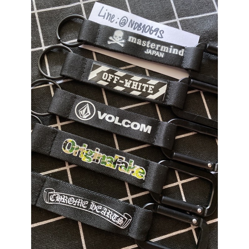 MASTERMIND JAPAN OFF WHITE VOLCOM ORIGINALFAKE CHROME HEARTS พวงกุญแจ ...