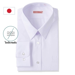 Women Long Sleeves, Wrinkle resistance, Stain resistance, UV cut, Japan School Shirt, Made of Toyo-Spun Fabric