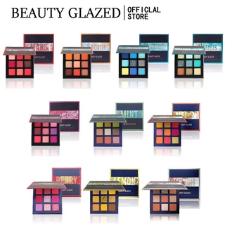 BEAUTY GLAZED พาเลทอายแชโดว์ 9 แวร์ตาชิมเมอร์ / แมท