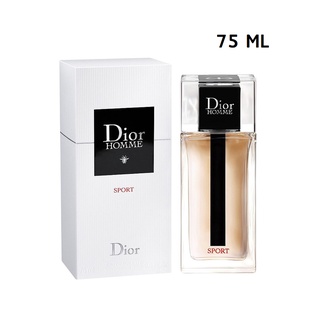 สินค้า (75 ML)  Dior Homme Sport EDT 75 ml กล่องซีล ป้ายคิง พาวเวอร์