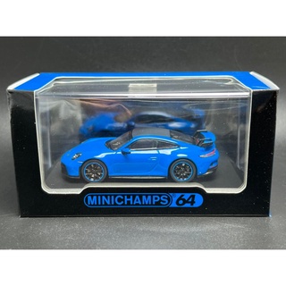 Minichamps 64 / PORSCHE 911 GT3 (992) 2021 - SHARK BLUE