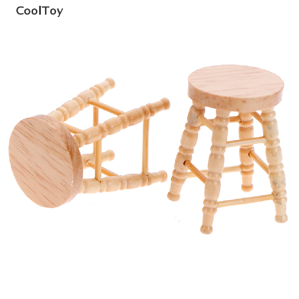 lt-cooltoy-gt-เก้าอี้ไม้จิ๋ว-สําหรับตกแต่งบ้านตุ๊กตา-1-12-1-ชิ้น